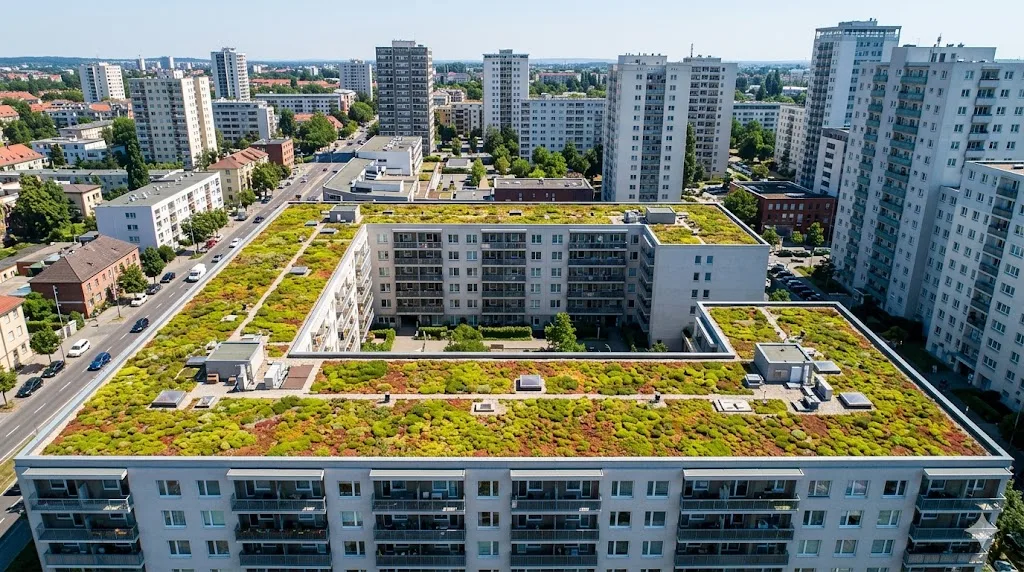 Chantier Végétalisation terrasse — Office HLM Créteil — EGE IDF