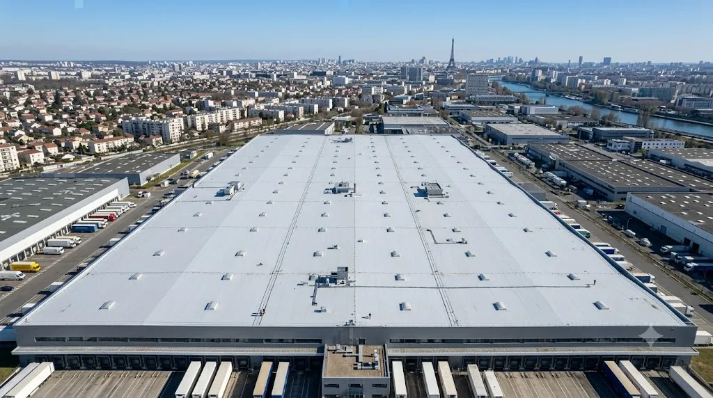 Réfection couverture entrepôt logistique — 5 800 m²
